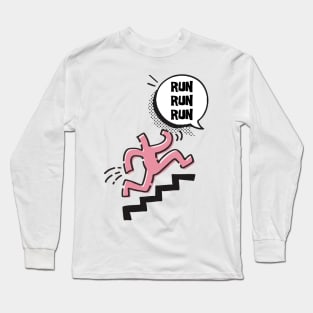 Run run run tower running Long Sleeve T-Shirt